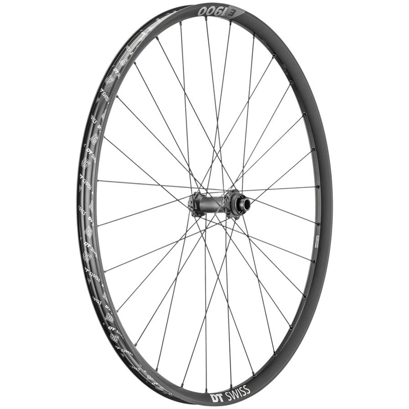 DT Swiss E 1900 Spline 30 Front Wheel – 27.5″ 15 x 100mm Center-Lock Black