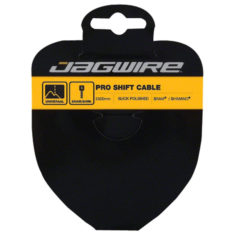 Jagwire Pro Shift Cable – 1.1 x 2300mm, Polished Slick Stainless Steel, For SRAM/Shimano