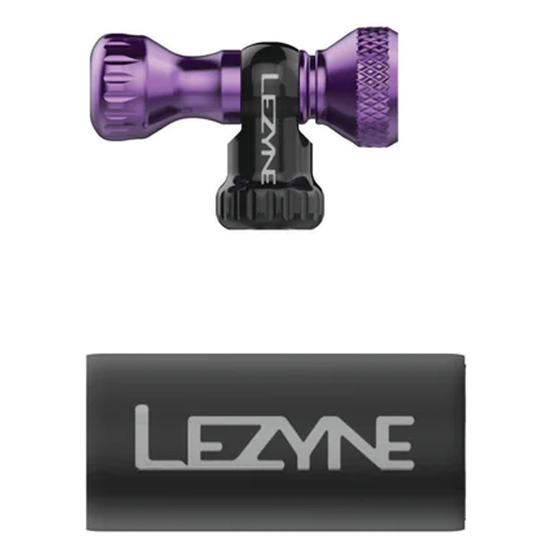 Lezyne Control Drive Inflator Head Only Purple