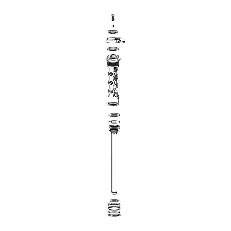 RockShox Damper – 30 Gold/Judy Gold Remote 10mm 26 (2013+ PushLoc OneLoc Twistloc) RL – 30 Gold A1+/Judy Gold A3+ (Non-Boost)
