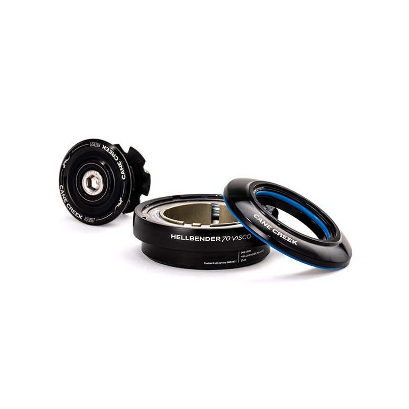 Cane Creek Hellbender 70 Visco Upper Headset – ZS44/28.6-H13.5 Mid Tune BLK
