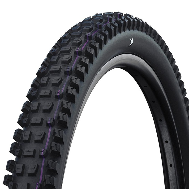 Schwalbe Albert Tire – 29 x 2.50 Tubeless Folding BLK Evolution Line Gravity Pro Addix Ultra Soft Radial E-50