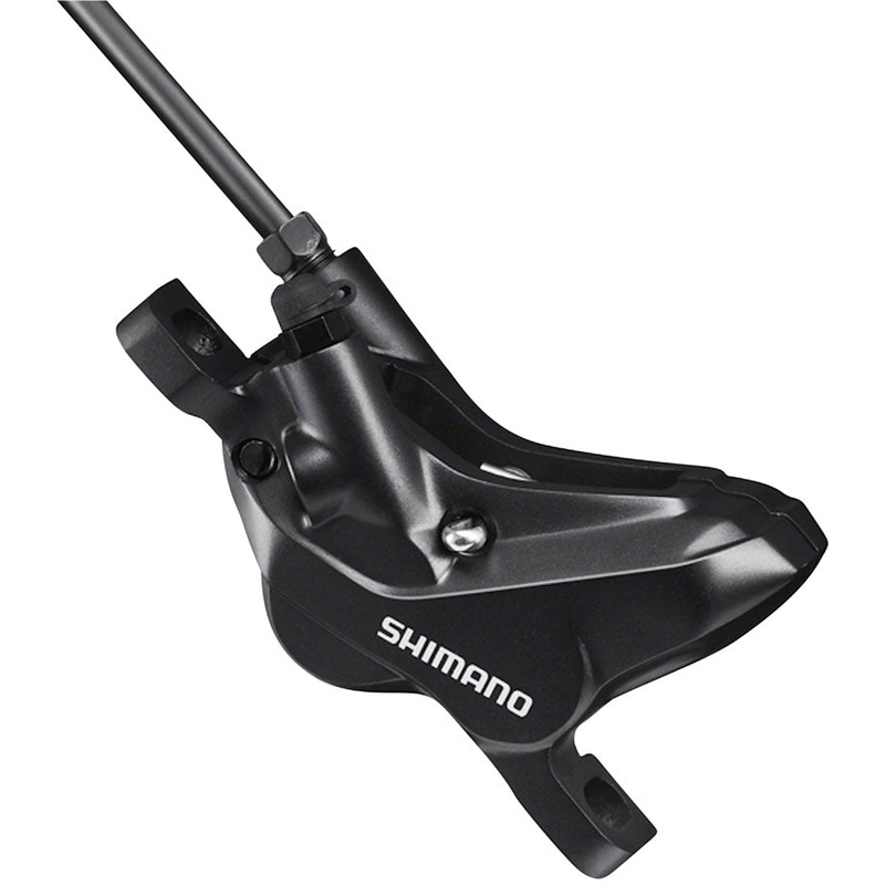 Shimano BR-MT420 Disc Brake Caliper – Front or Rear, Post Mount, Hydraulic, Includes Resin Pads, Black