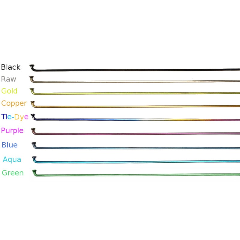 Titanium Spoke – Single – Choose color & length
