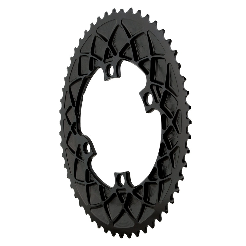 Absolute Black Premium Oval Road 53T Shimano 9100/8000 – Black