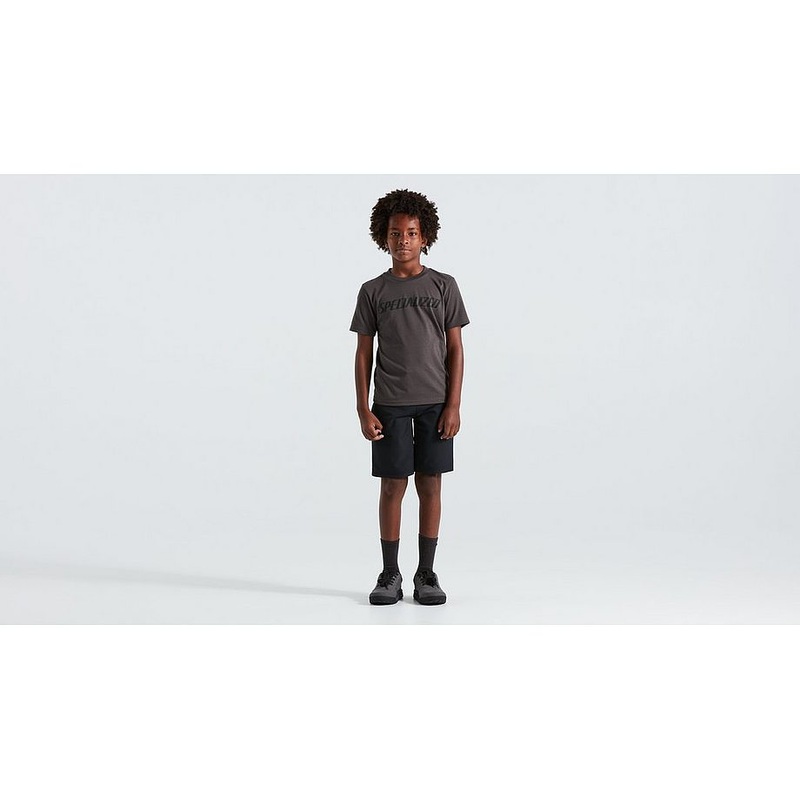 Specialized wordmark tee ss yth charcoal m
