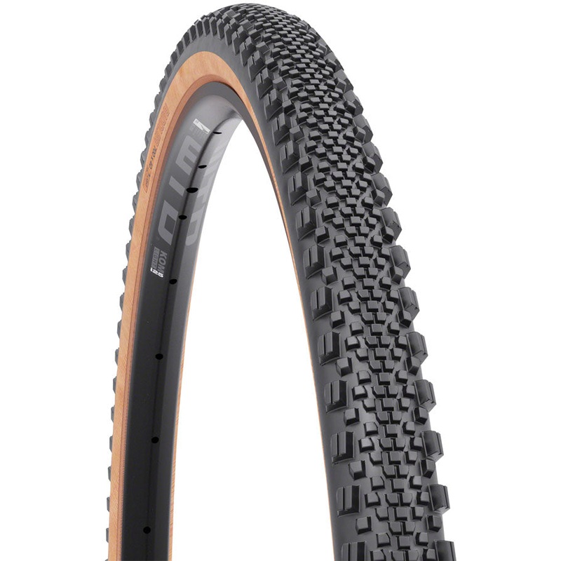 WTB Raddler Tire – 700 x 44, TCS Tubeless, Folding, Black/Tan, Light, Fast Rolling W010-0828