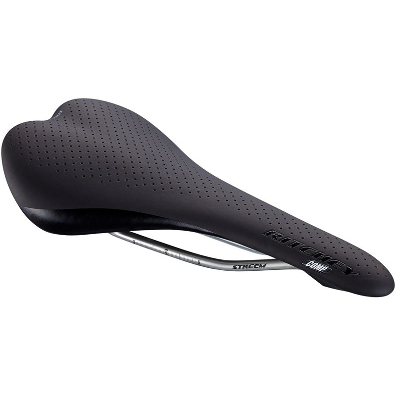 Ritchey Comp Streem Saddle – Steel, Black, 132mm