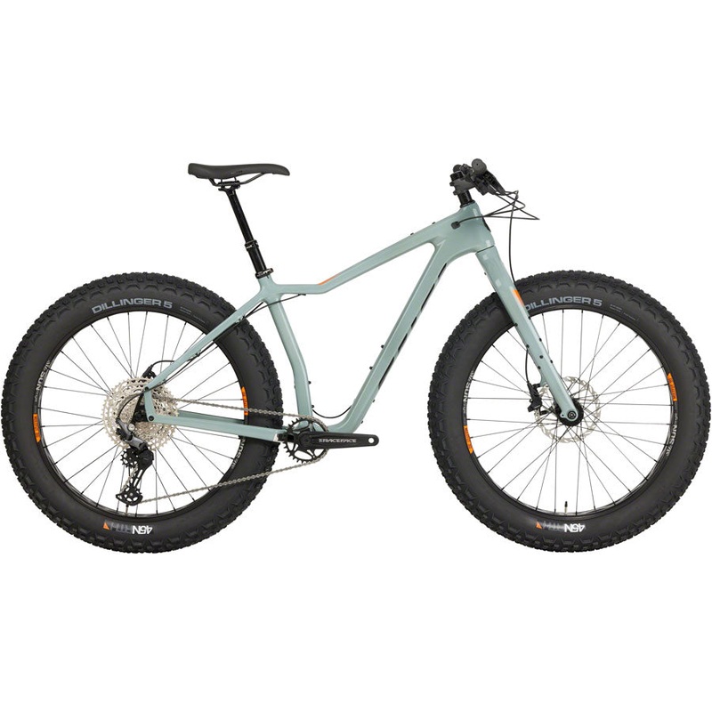 Salsa Heyday! C Deore 12 Fat Tire Bike – 26″ Carbon Gray Large