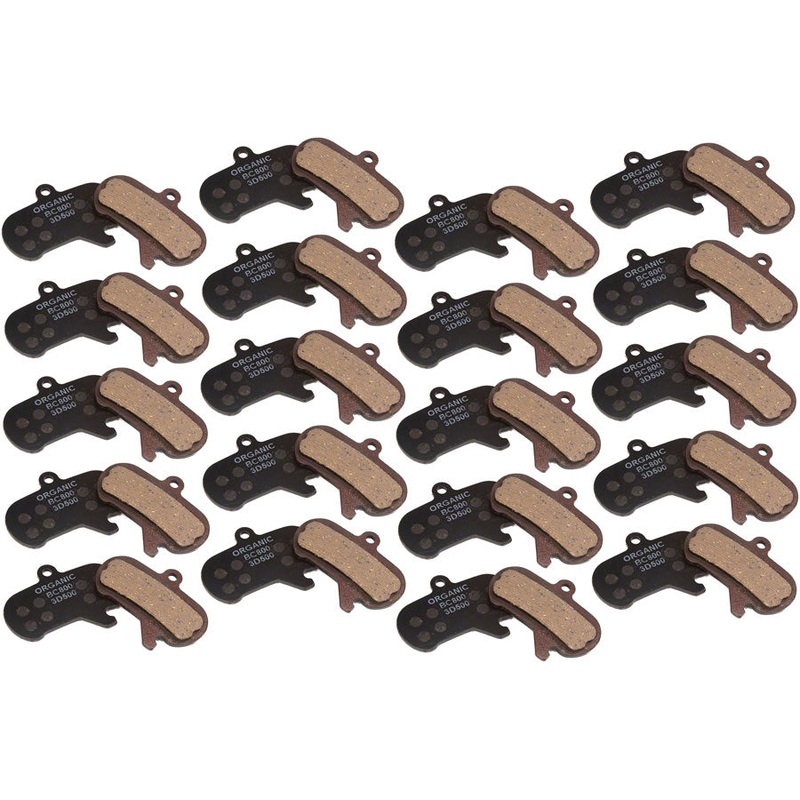 SRAM Maven X-Large Disc Brake Pads – Organic Compound Steel Backed Quiet Maven 2024+ 20 Sets