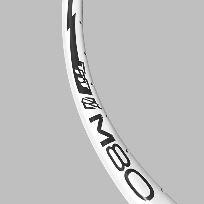 29″ (622mm) TNT M80 Double Wall Rim – 36H – White – Front