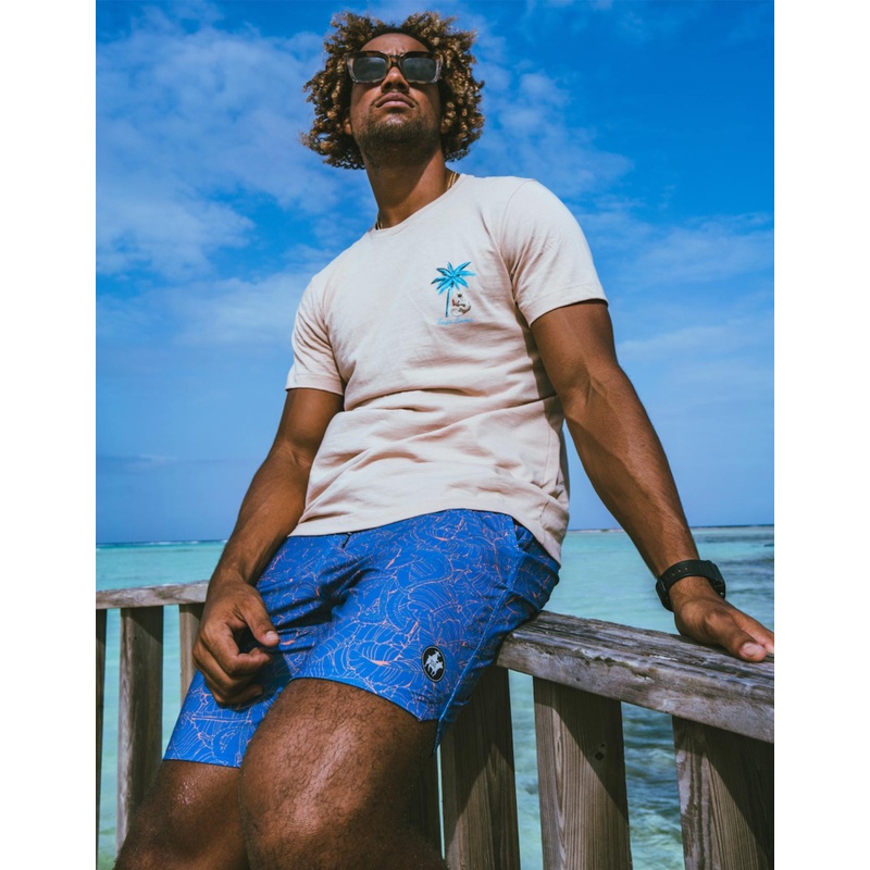 FAIR FIGHT BLUE – SHIPWRECKS 18″ BOARDSHORTS