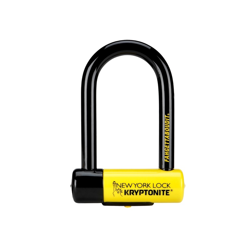 Kryptonite New York U-Lock – 3.25 x 6″ Keyed Black