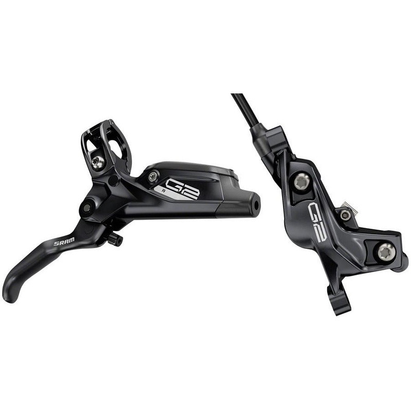 SRAM G2 R Disc Brake and Lever – Front, Hydraulic, Post Mount, Diffusion Black Anodized, A2