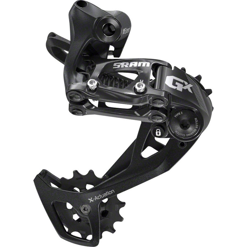 SRAM GX Rear Derailleur – 11 Speed, Long Cage, Black, 2x, With Clutch
