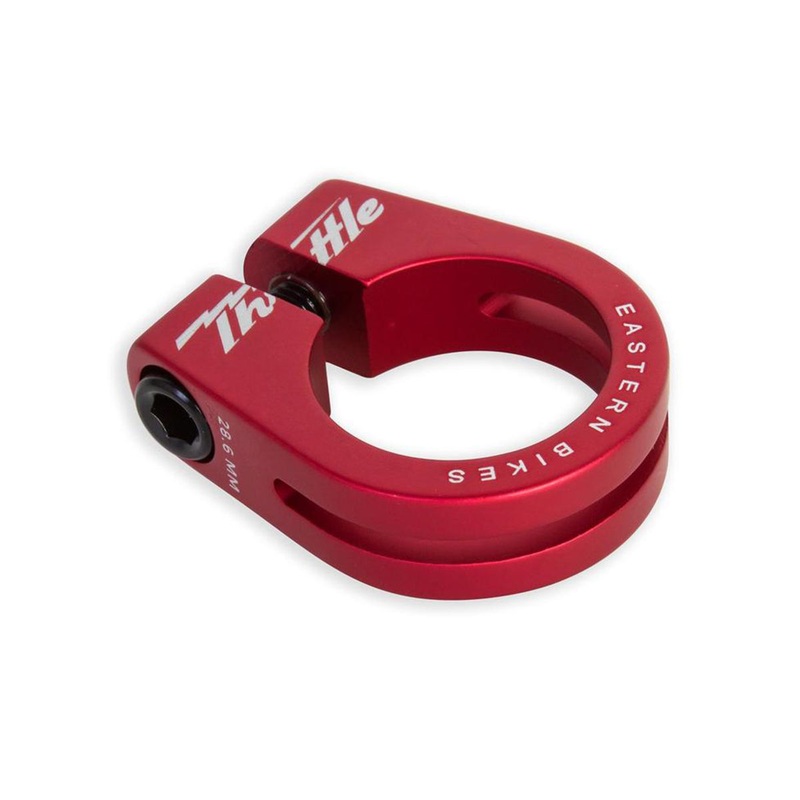 Eastern Throttle BMX Seatpost Clamp – Matt Red Ano