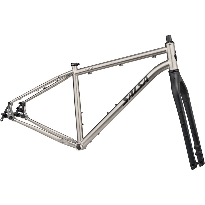 Salsa Fargo Ti Frameset – 29″ Titanium Raw X-Large