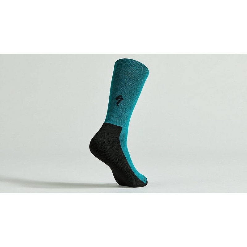 Specialized primaloft lightweight tall sock tropical teal l