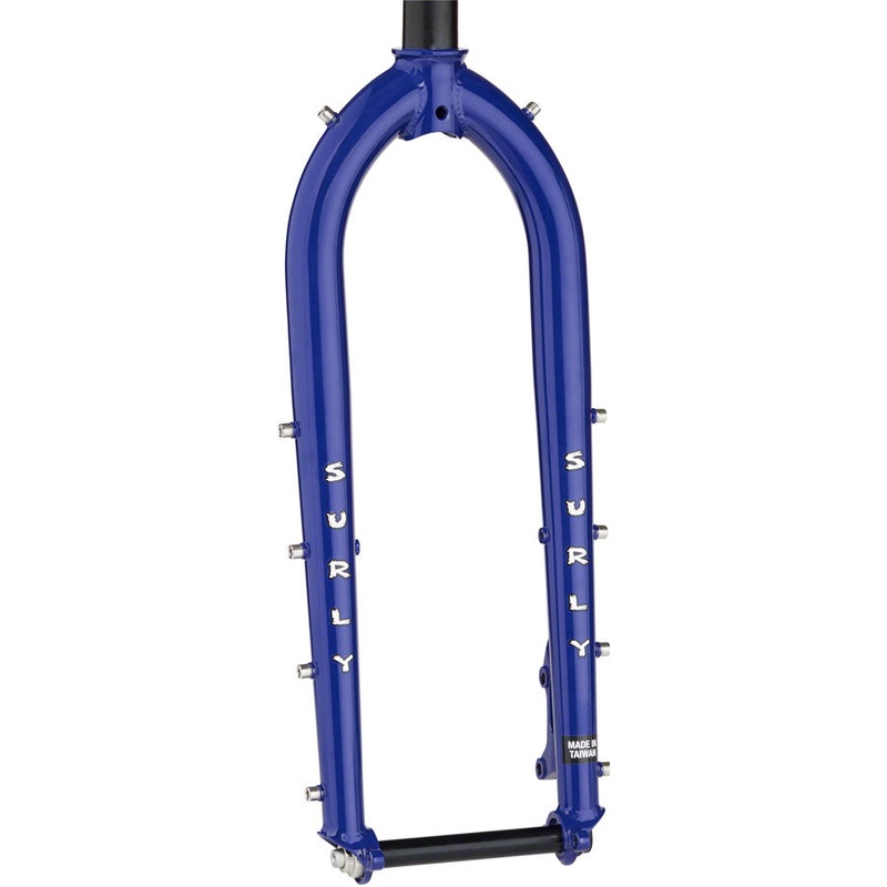 Surly Dinner Fork – 27.5″ 15x110mm Thru-Axle 1-1/8″ Straight Steerer 420mm Axle To Crown Steel Subterranean Homesick Blue