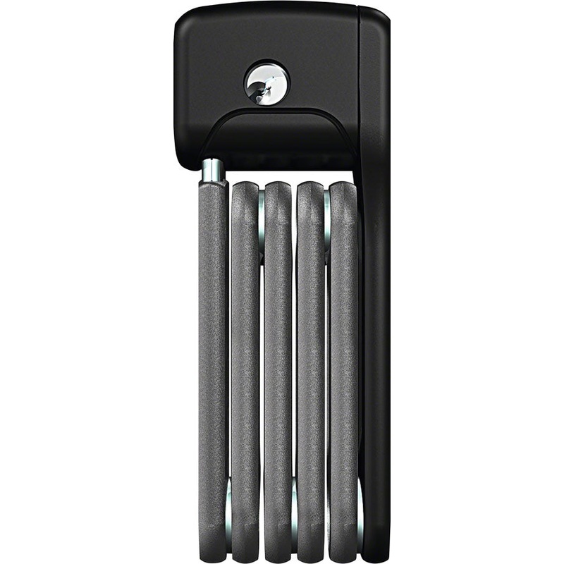 Abus BORDO Lite Mini 6055K/60 Folding Lock – Keyed, 2′, 5mm, SH Bracket, Black
