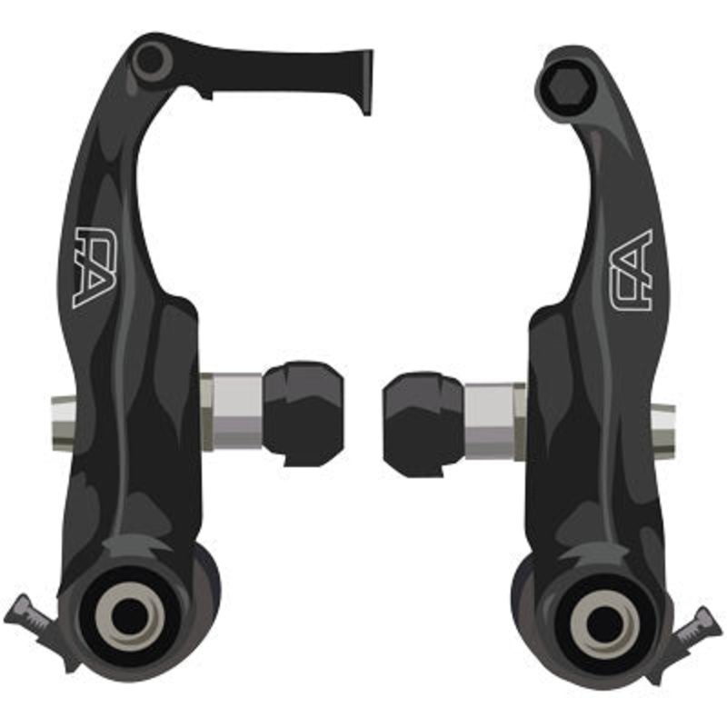 F/A Brake,**,Mini V-Brake,Blk  Bmx Mini V-Brake Free Agent Brakes