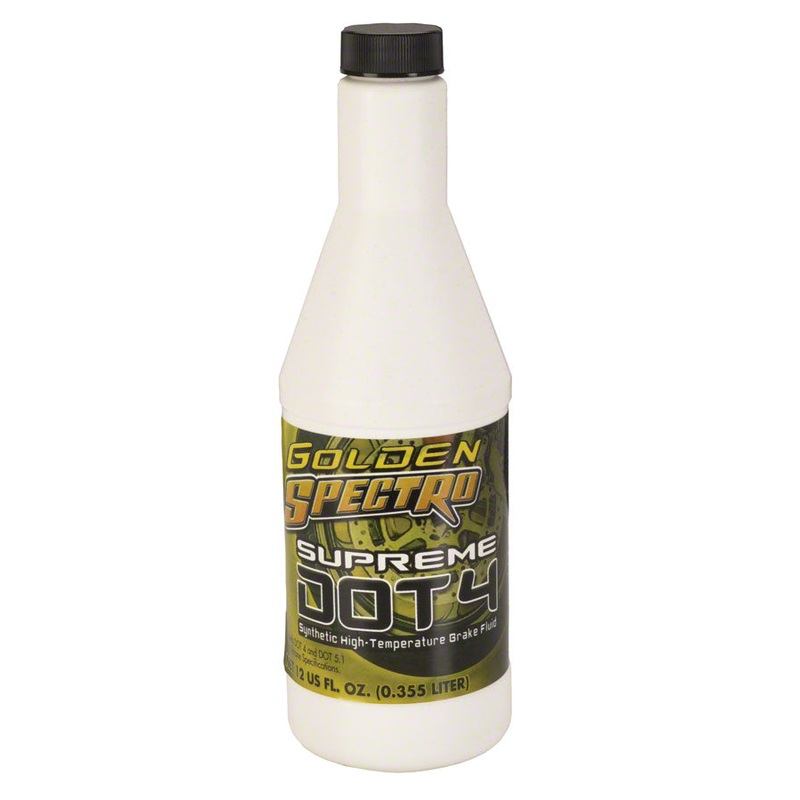 Golden Spectro DOT 4 Disc Brake Fluid 12oz