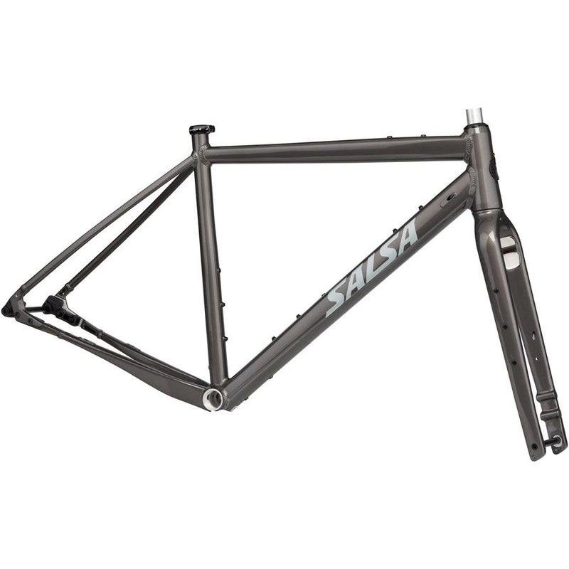 Salsa Stormchaser Frameset – 700c Aluminum Metallic Black 57.5cm