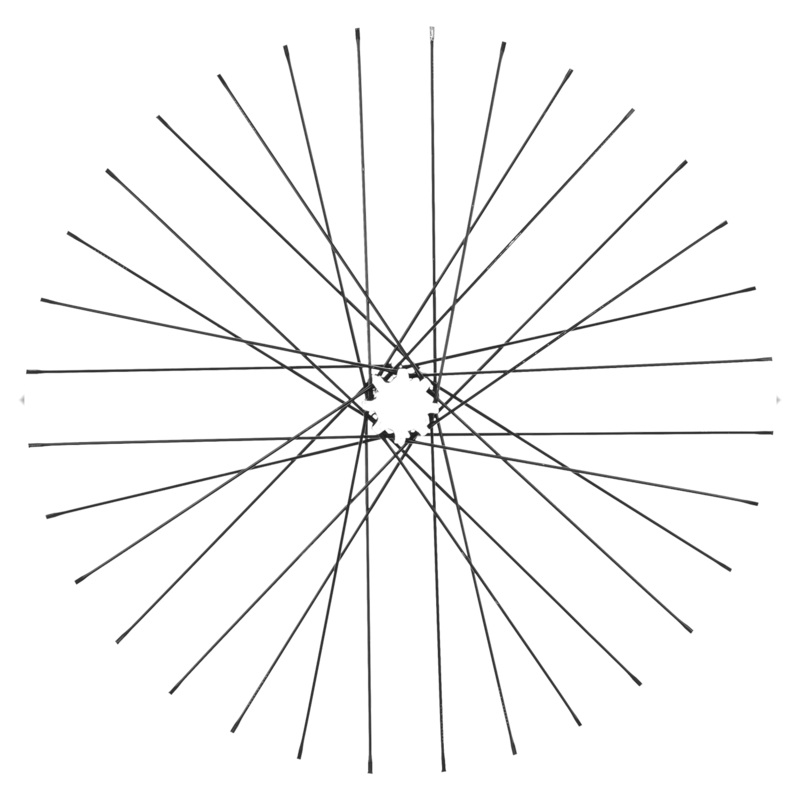 System Aluminum Straight-Pull Spokes – Black