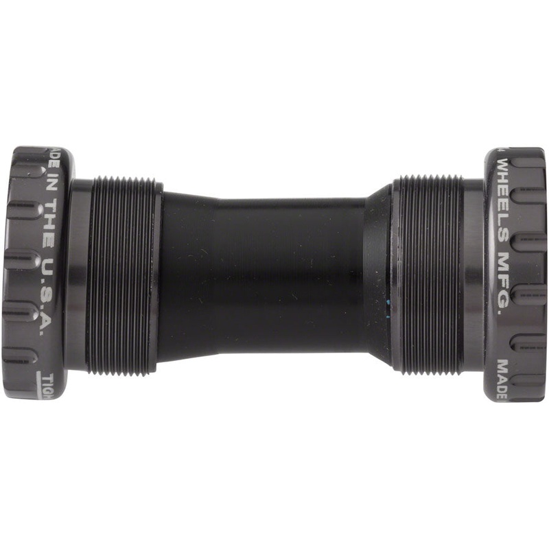 Wheels Manufacturing BSA Bottom Bracket – Shimano MTB, ABEC-3 Bearings, Gray Cups