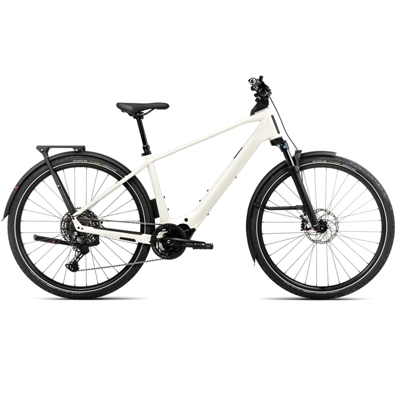 2025 Orbea KEMEN TOUR 10 20mph Touring URBAN E-BIKES – Large, Ivory White (Gloss)