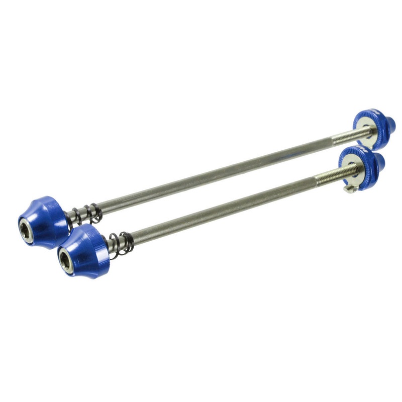 Halo Hex Key Wheel Skewers, F/R, Blue
