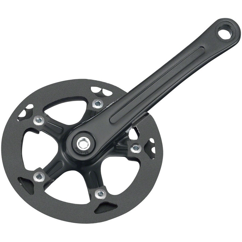 Samox AF22 Crankset – 170mm 10-Speed 40t 110 BCD JIS Square Taper Spindle Interface Spindle Bolts Sold Separate BLK