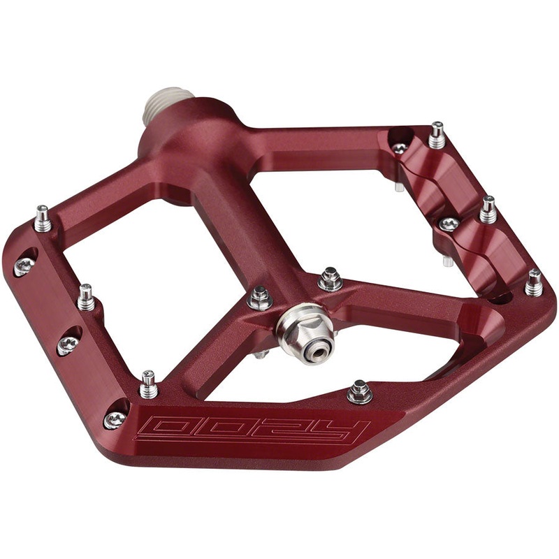 Spank Oozy Pedals – Platform Aluminum 9/16″ Red