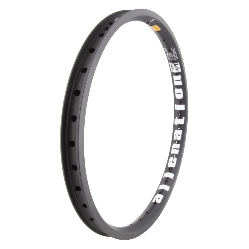 20″ (406mm) Alienation ACME UD Carbon Rear/Rim Brake BMX Rim – 36h – Black