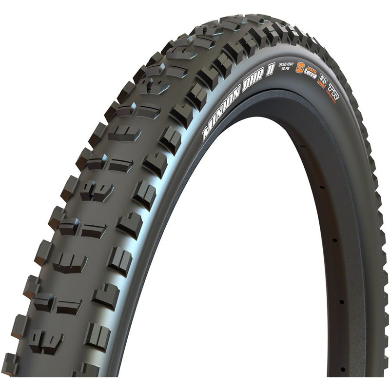 Maxxis Minion DHR II Tire – 27.5 x 2.5, Tubeless, Folding, Black, 3C MaxxTerra, DD