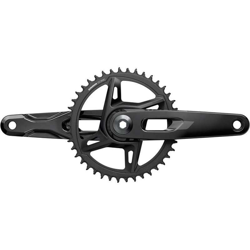 SRAM Rival 1x XPLR Wide Crankset – 175mm 12/13-Speed 42t 8-Bolt Direct Mount DUB Spindle BLK E1