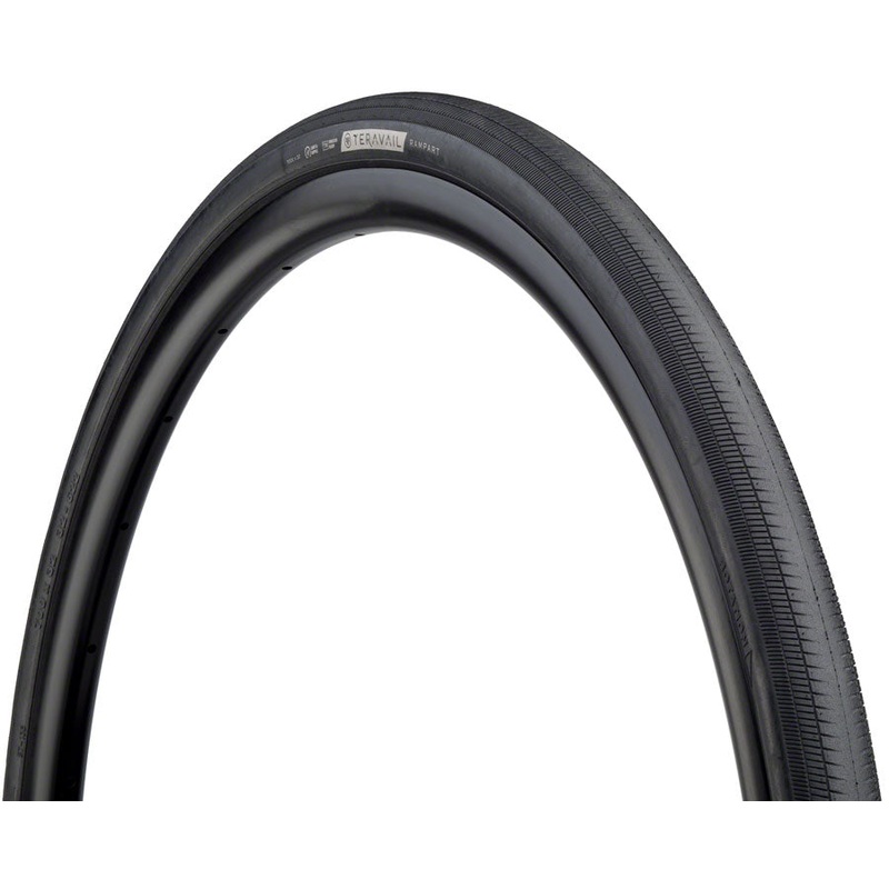Teravail Rampart Tire – 700 x 32, Tubeless, Folding, Tan, Light and Supple, Fast Compound