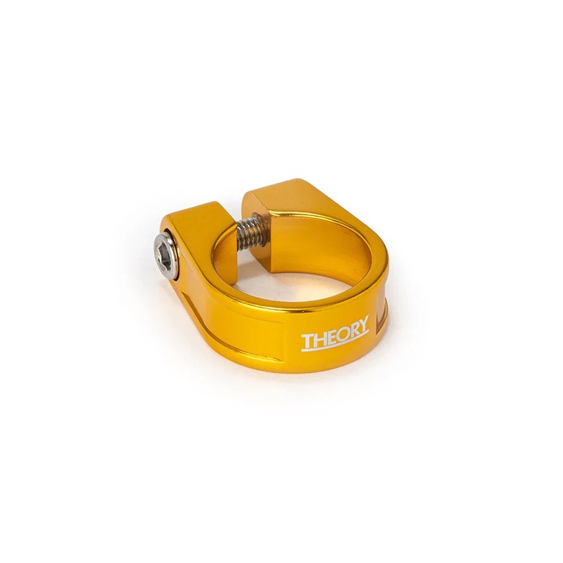 Theory Trusty Seat Post Clamp – 31.8mm (1-1/4″) – Gold