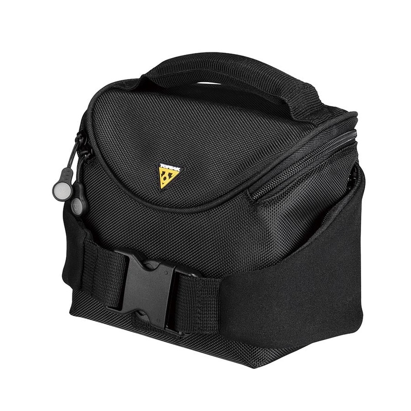 Topeak Compact Handlebar Bag/Fanny Pack – Includes Fixer 8 Black