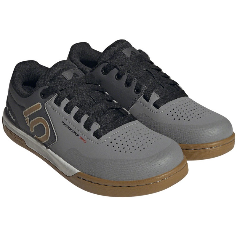 Five Ten Freerider Pro Flat Shoes – Mens Gray Three/Bronze/Core Black 11.5