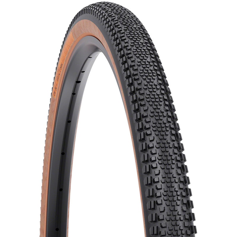 WTB Riddler Tire – 700 x 37 TCS Tubeless Folding BLK/Tan Light/Fast Rolling Dual DNA SG