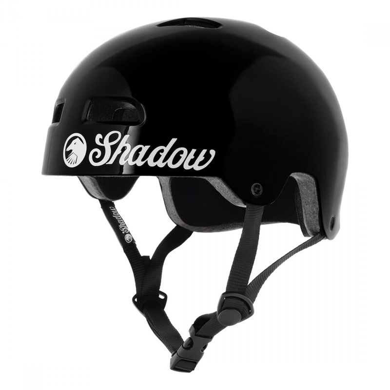 BMX Helmet The Shadow Conspiracy Classic BMX/Skate ABS Shell Gloss Black Large/XL
