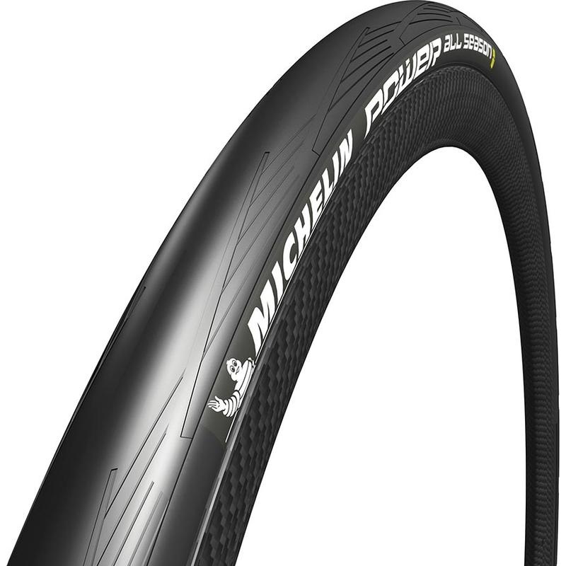 Michelin, Power All Season, Hybrid Tire, 700x28C, Folding, Clincher, Aramid Protek+, 3x60TPI, Black
