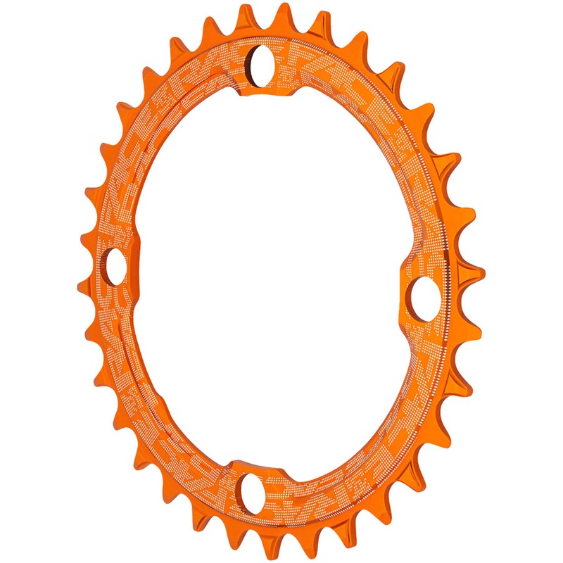 RaceFace 1x Narrow Wide Chainring – 32t 104 BCD 10-12 Speed 7075 Aluminum Orange