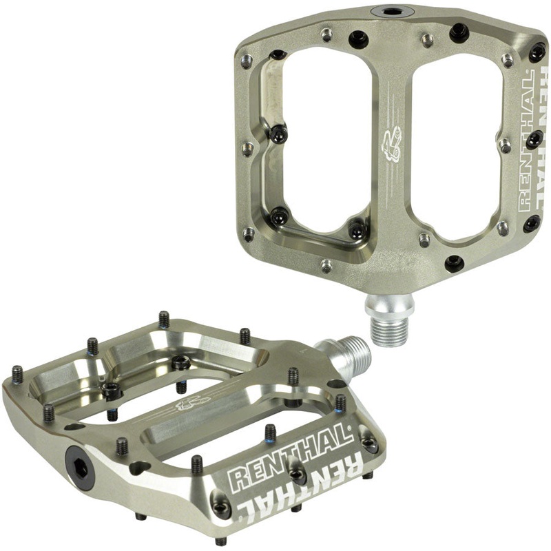 Renthal Revo-F Pedals – Platform, 9/16″, Gold, 100 x 104mm