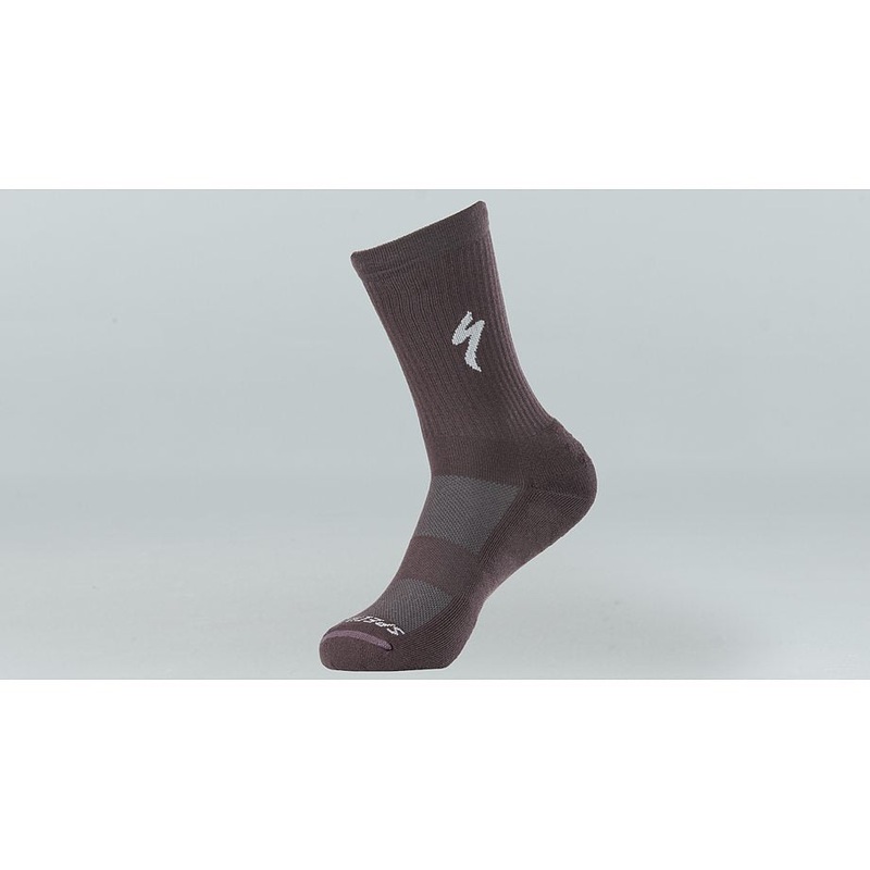 Specialized techno mtb tall sock cast umber m