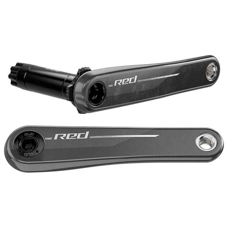 SRAM RED 1x XPLR Wide Crank Arm Assembly – 167.5mm 13-Speed 8-Bolt Direct Mount DUB Spindle Natural Carbon E1