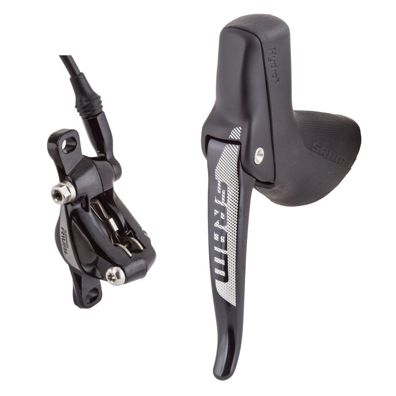 SRAM Rival 1 Disc Brake and Lever – Left/Front Hydraulic Post Mount Black A1