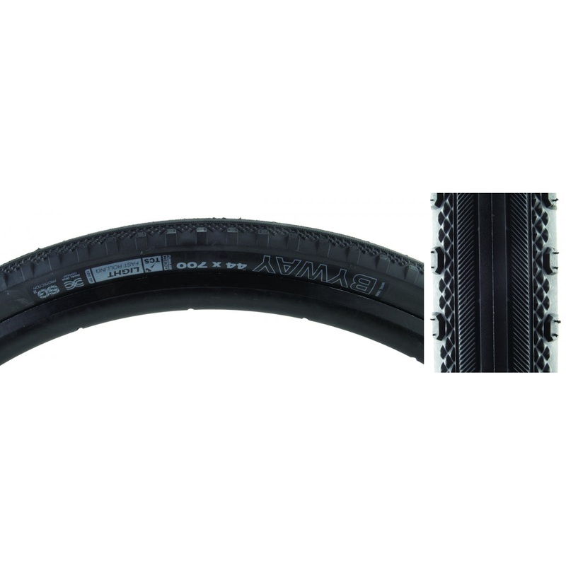 Tire Wtb Byway 700X44 Black/Bk Tcs Light Fr/Dual Dna/Sg2 Fold