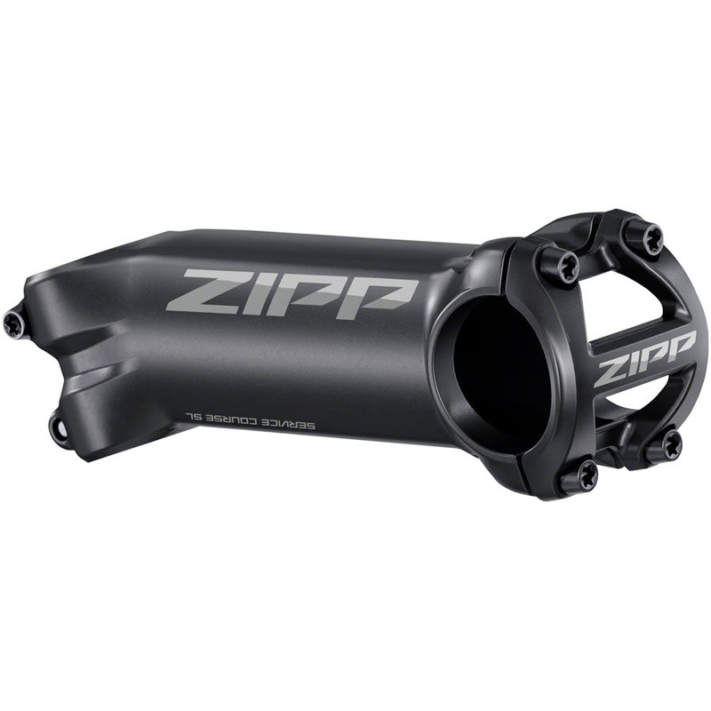 Zipp Service Course SL Stem – 80mm, 31.8 Clamp, +/-17, 1 1/8″, Aluminum, Matte Black, B2